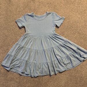 Kyte BABY Soft Blue Tiered Kids Dress